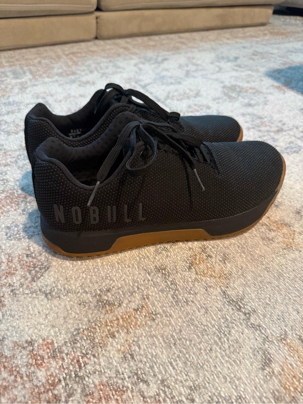NOBULL Black Athletic Trainer with Gum Sole